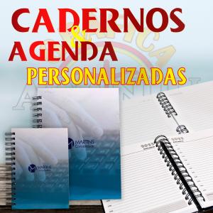 Caderno Universitário Executivo Personalizado  18x24 4x0 Verniz Total  